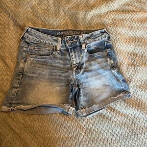 American Eagle Outfitters Light Blue Jean Shorts